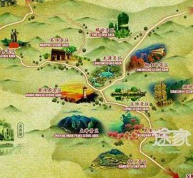 台山景点地图(长沙景点地图)